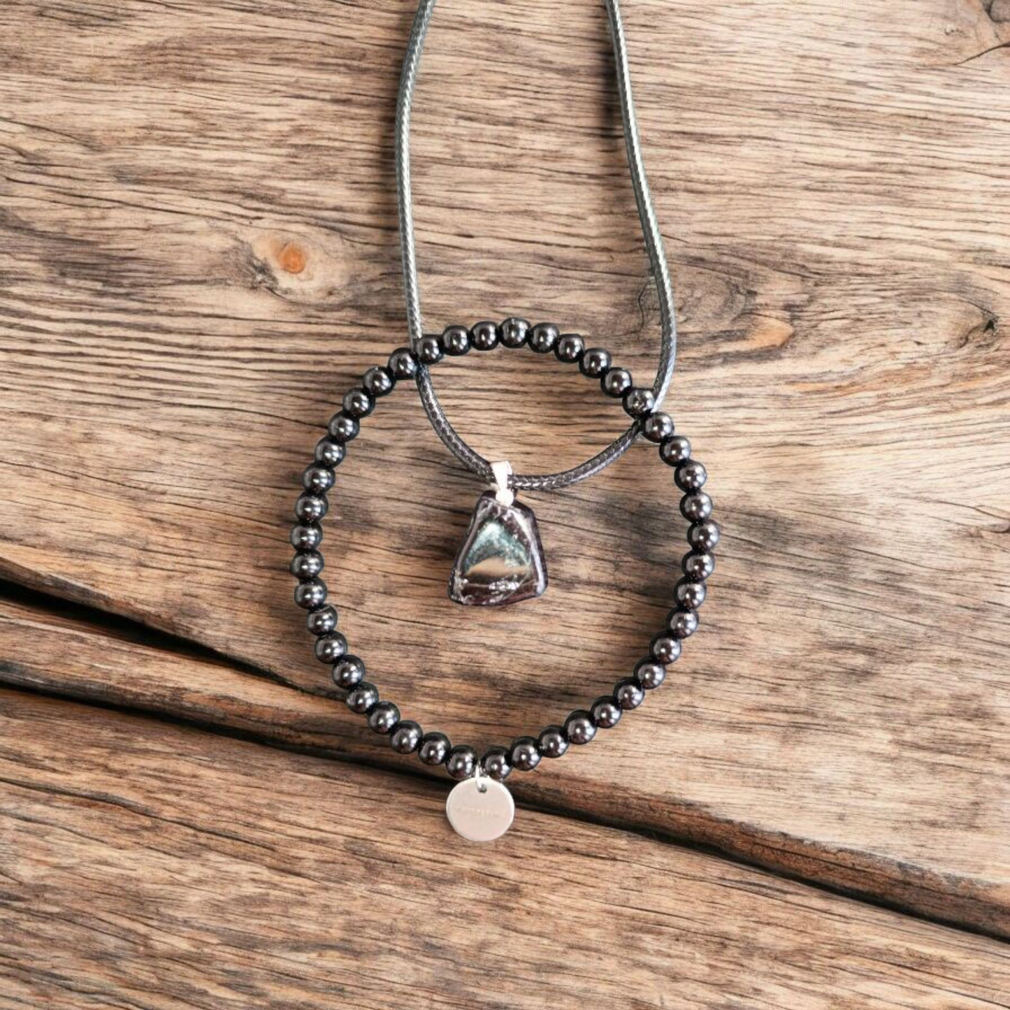Pack Protección total 1 pulsera y collar de turmalina negra