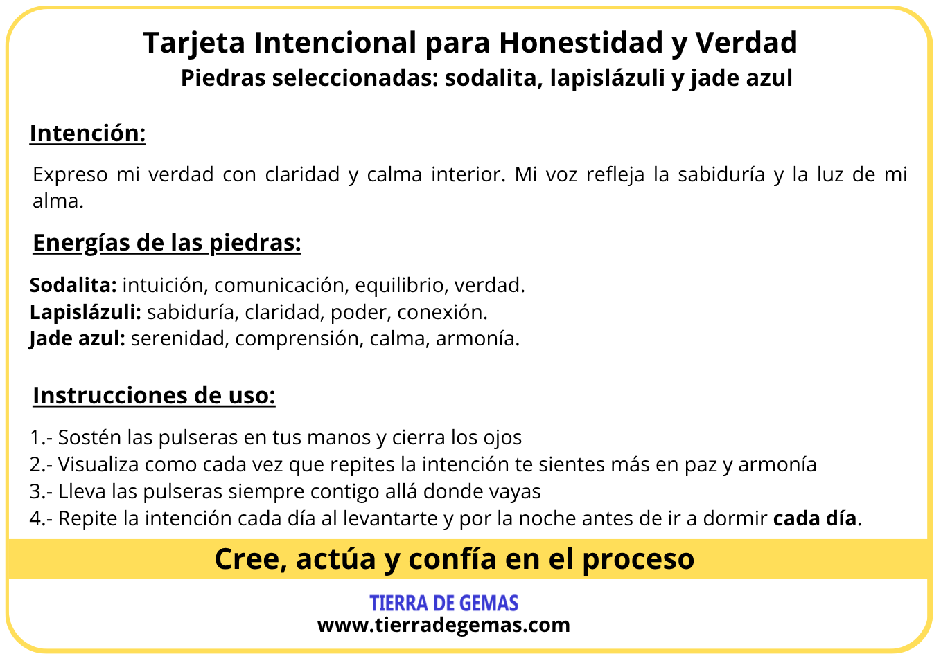 Honestidad y Verdad - Pack 3 pulseras poderosas