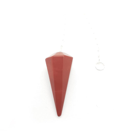 Pendulo jaspe rojo 3-4 cm