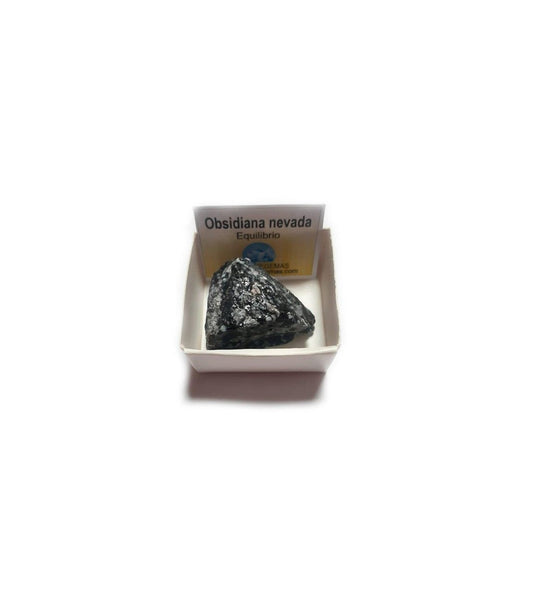 Obsidiana nevada en bruto 3-4 cm