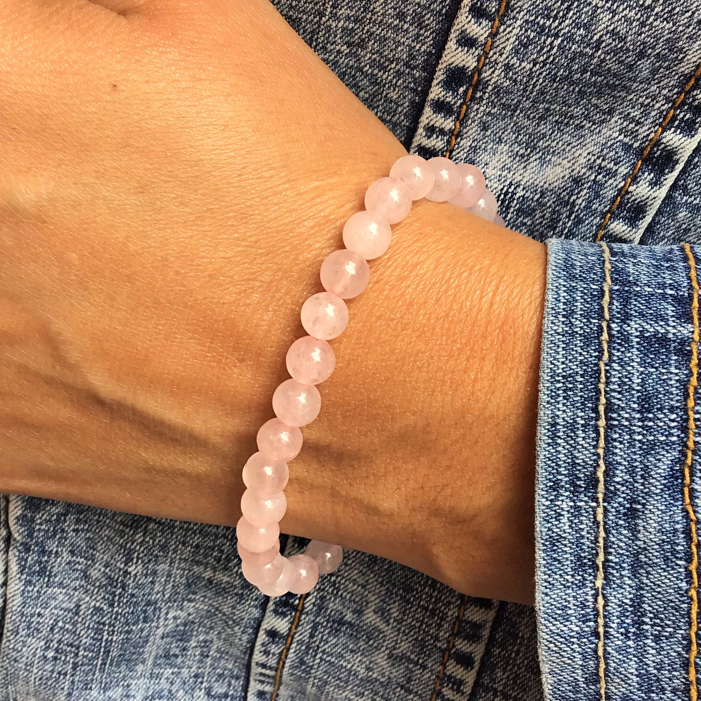 Protección y Amor (Collar de Obsidiana Negra y Pulsera de Cuarzo Rosa)