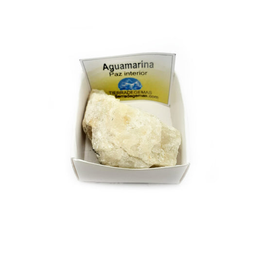 Aguamarina en bruto 3-4 cm