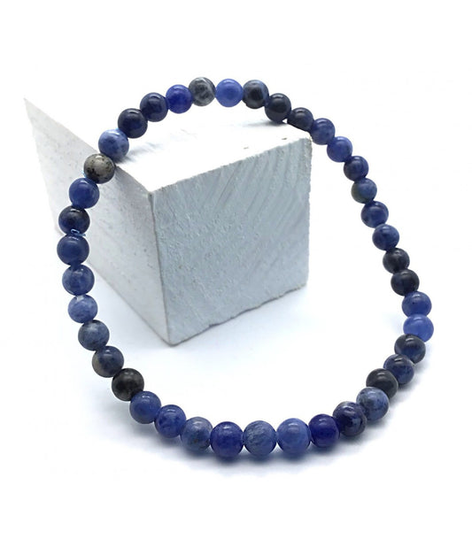 Pulsera sodalita bolas 4mm