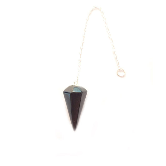 Pendulo obsidiana negra 3-4 cm