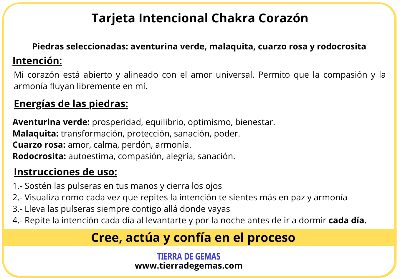 Chakra Corazón - Set 4 pulseras