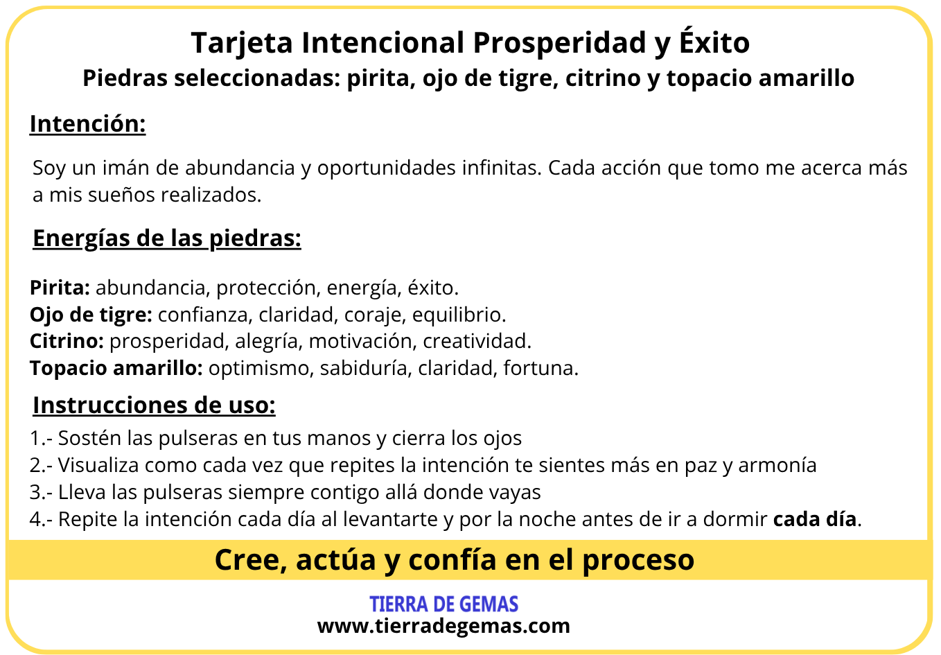 Prosperidad y Éxito - Pack 4 pulseras poderosas