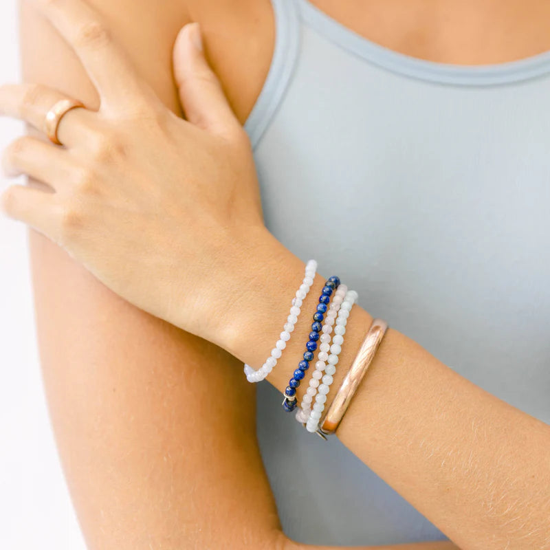 Chakra Garganta - Set 4 pulseras