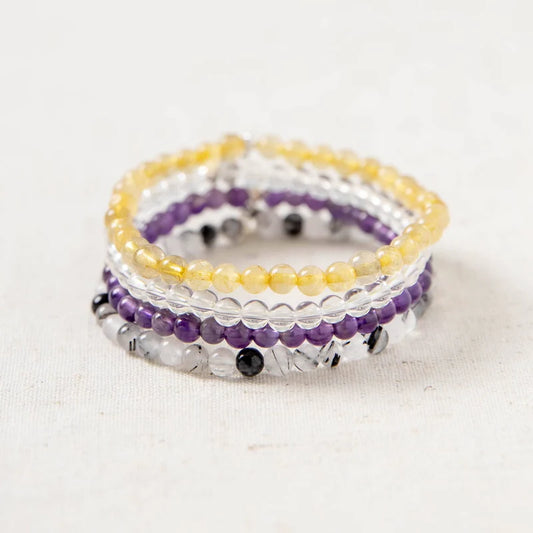 Curación Maestra - Pack 4 pulseras poderosas