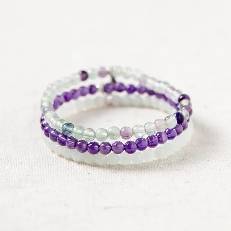 Espiritualidad y Serenidad - Pack 3 pulseras poderosas