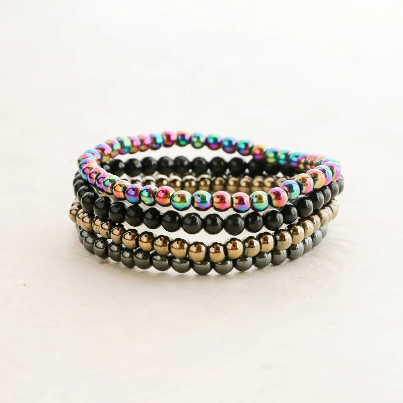 Protección contra negatividad y campos electromagnéticos - Set 4 pulseras